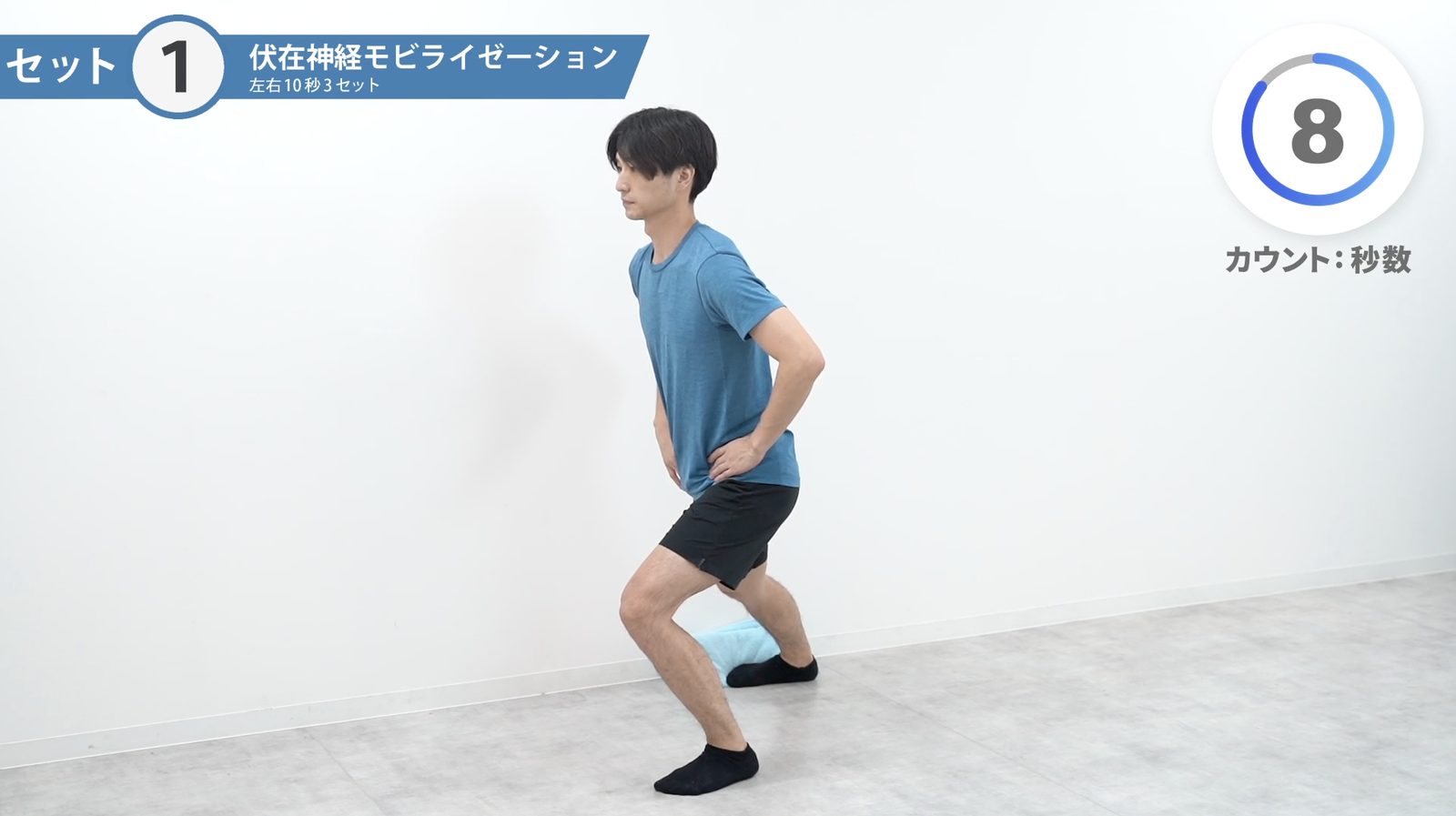 運動動画の例 伏在神経モビライゼーション